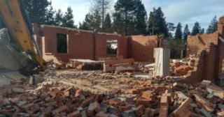 Демонтаж 1 этажного дома Михайловка, цена от 1593 руб.